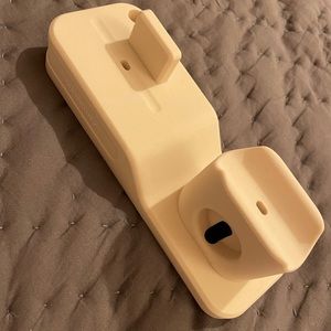 Light Pink/ Cream Charger Stand // For iPhones, AirPods, and Apple Watches - NEW